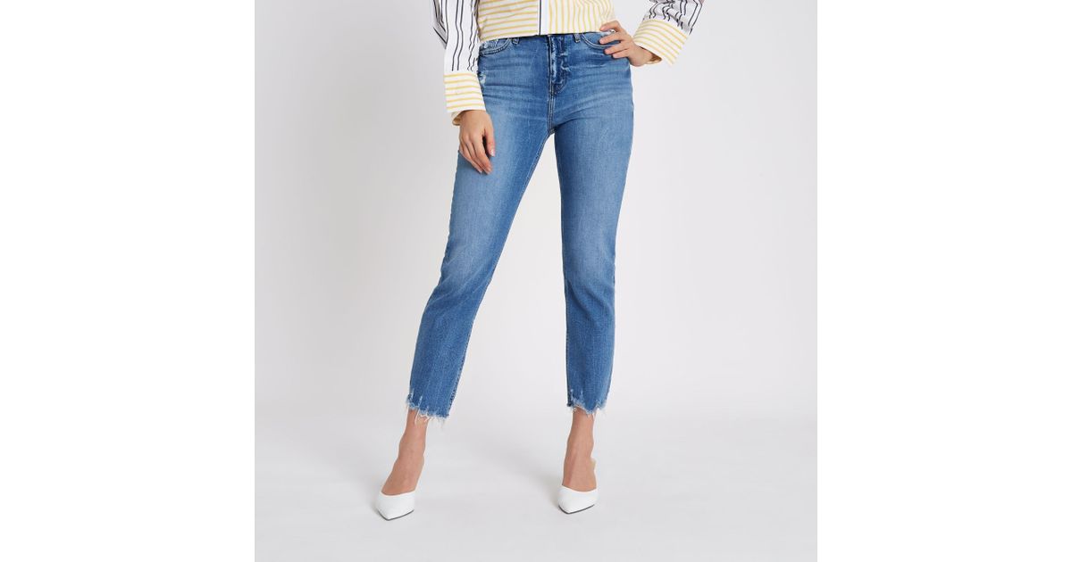 river island straight leg jeans