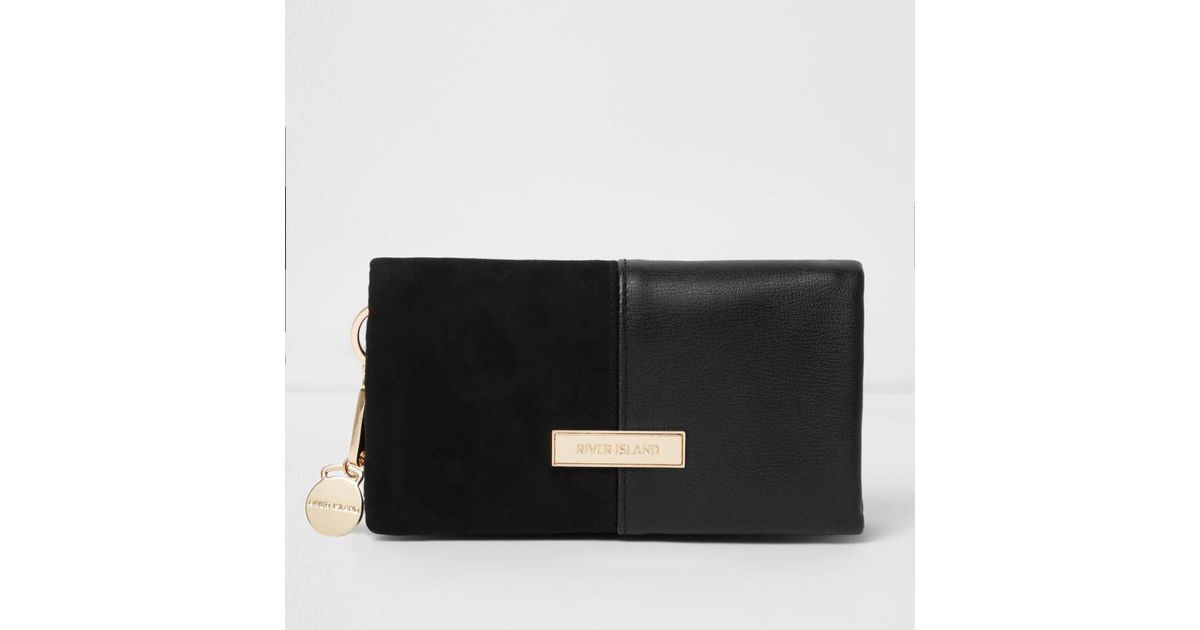 river island black purse