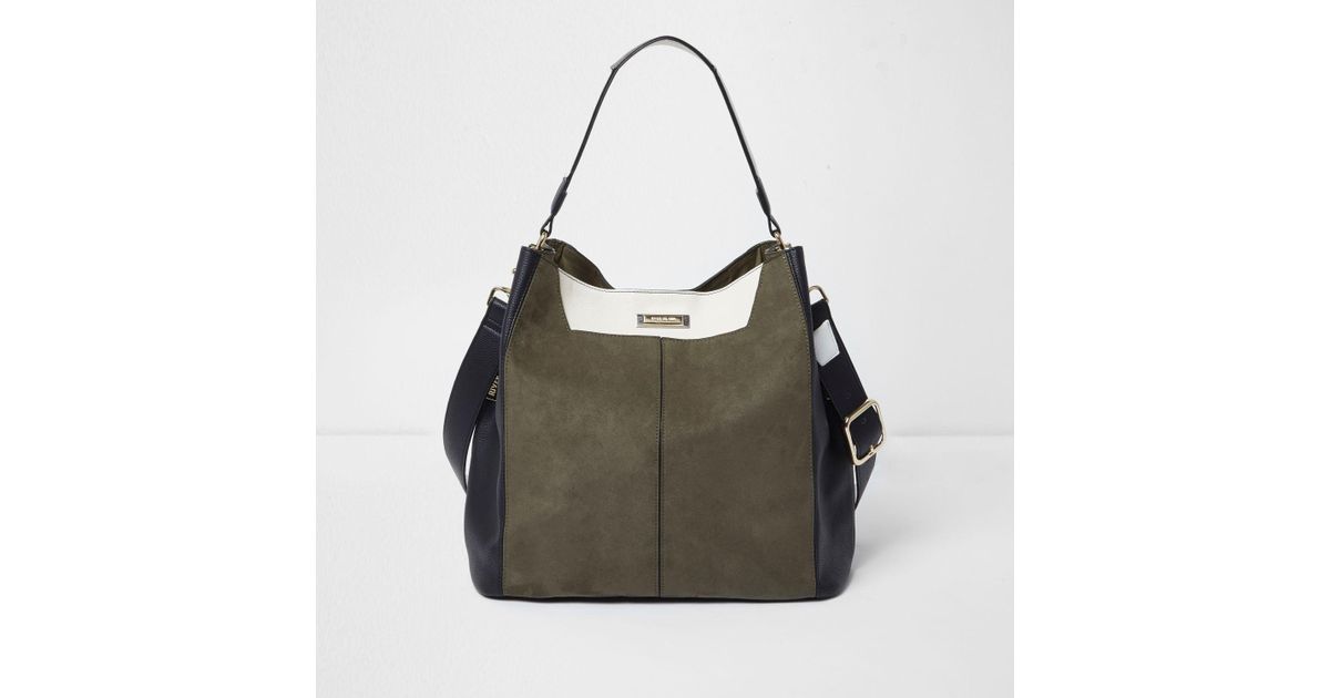 khaki handbag