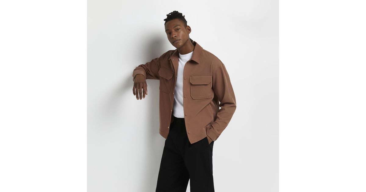 new look boxy shacket