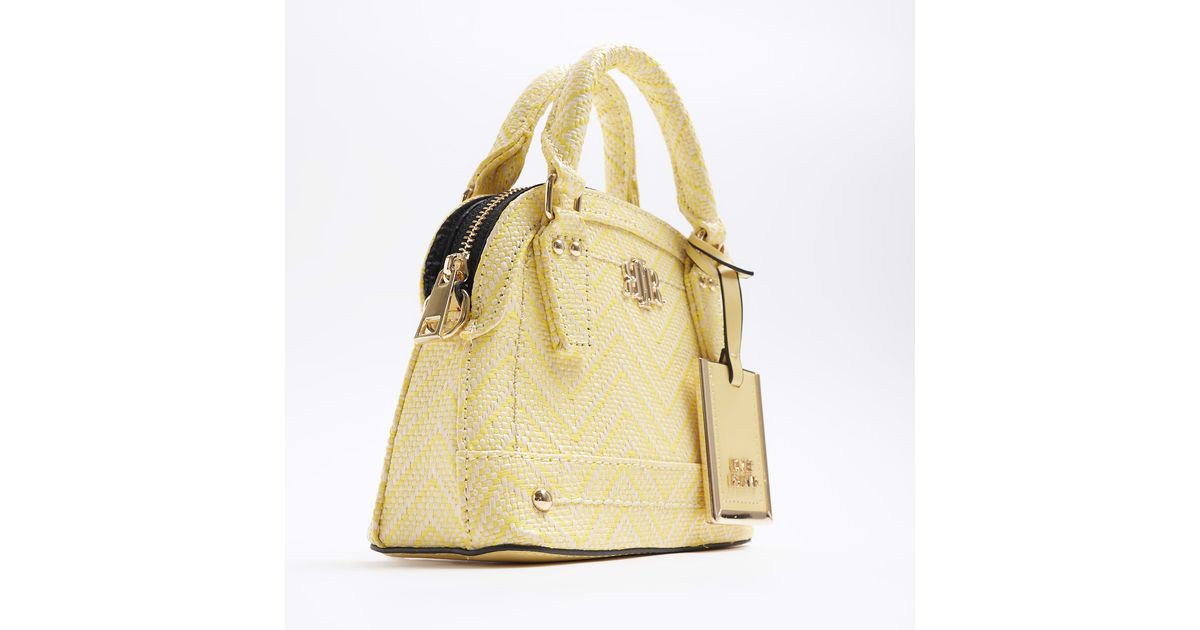 River island yellow bag deals
