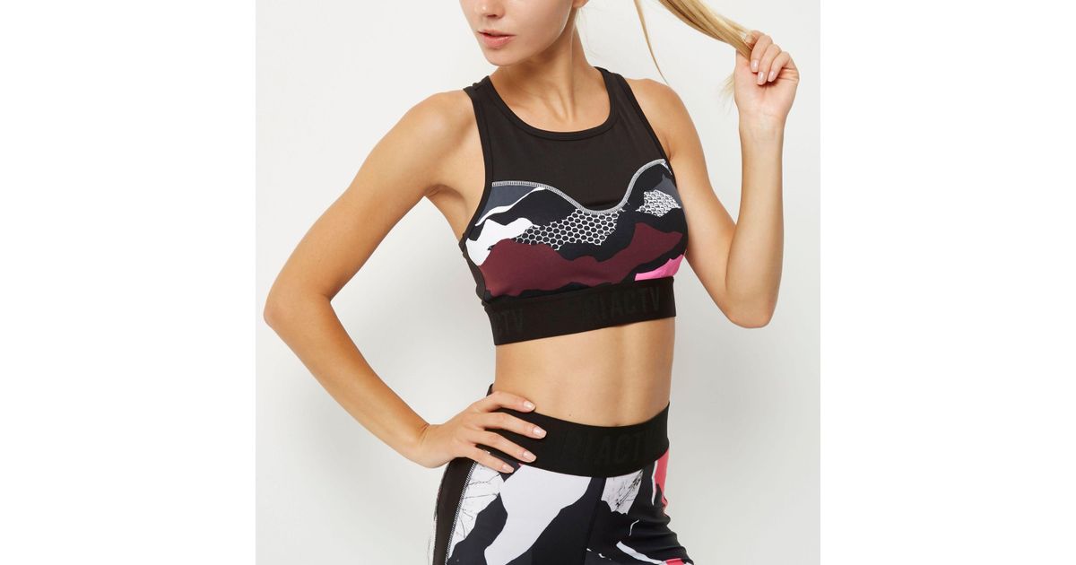 river island sports bra