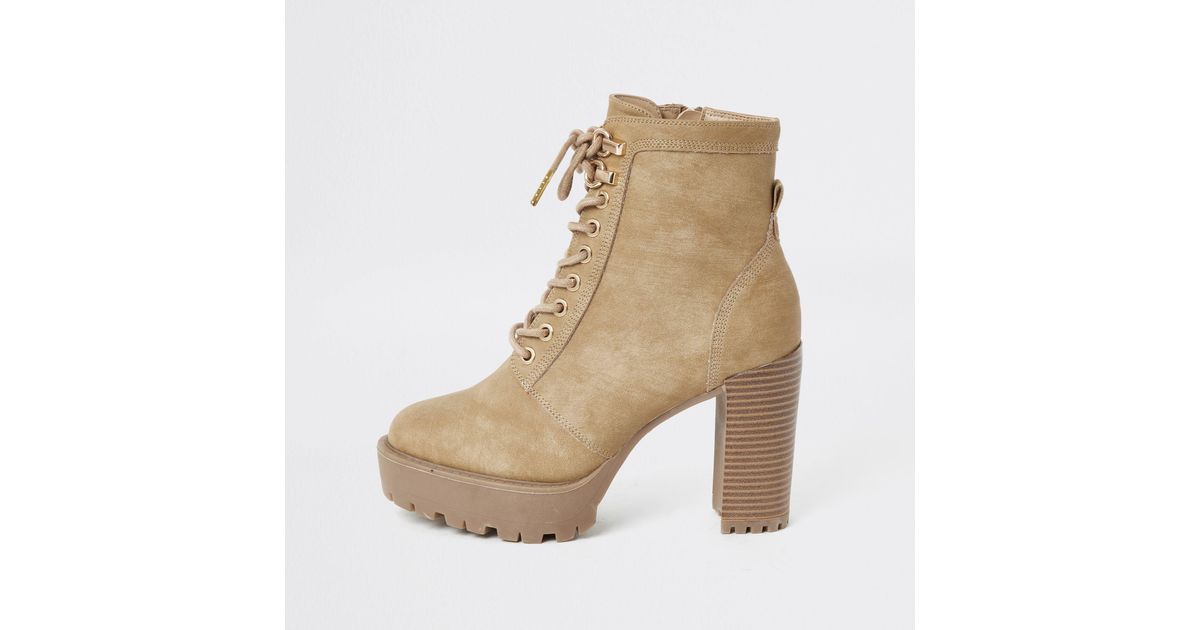 high heel hiker boots