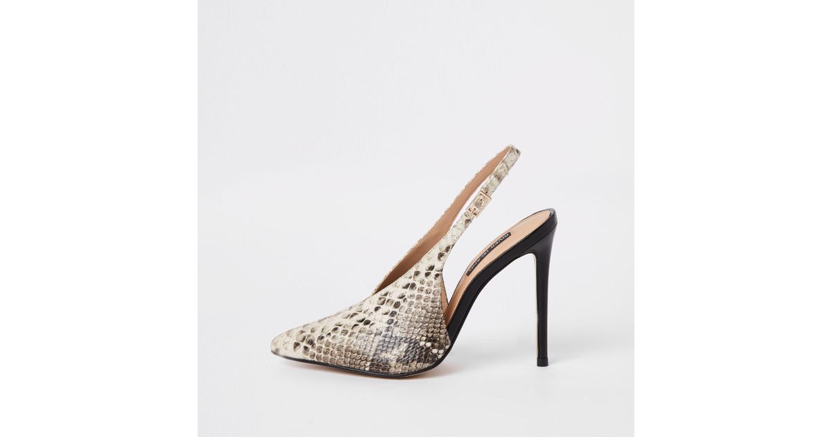 river island sling back