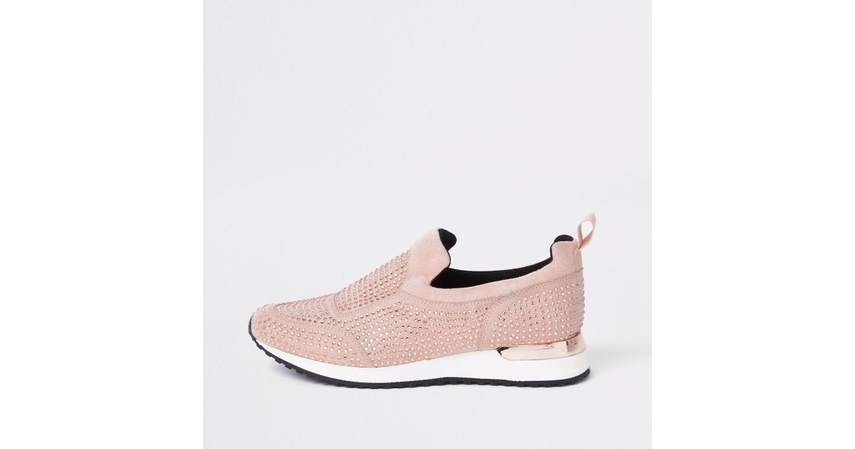 river island sparkly trainers
