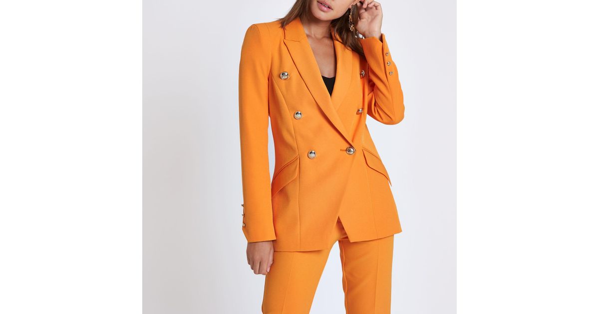 orange jacket river island