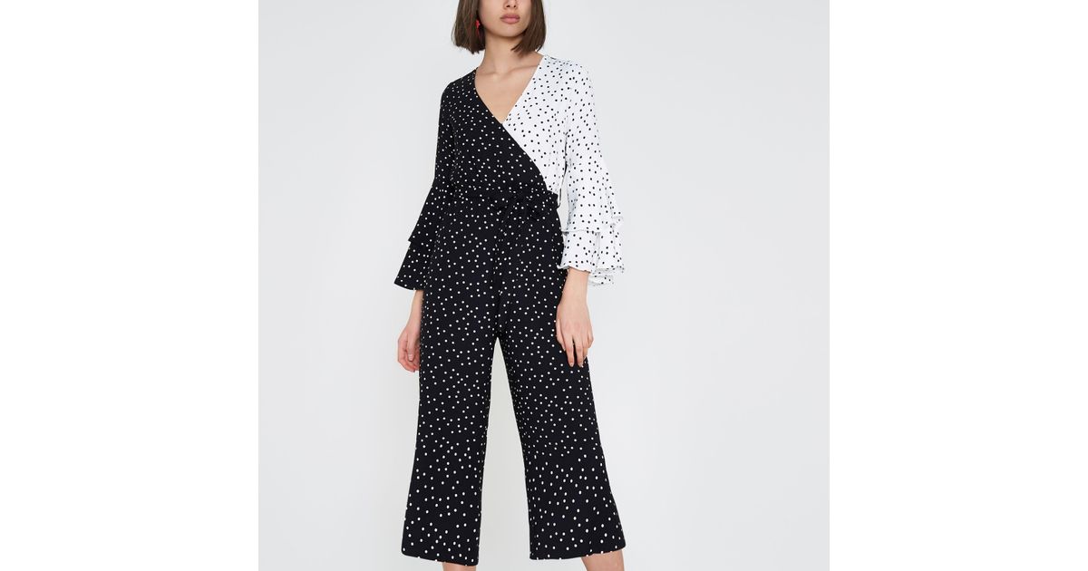 polka dot jumpsuit river island