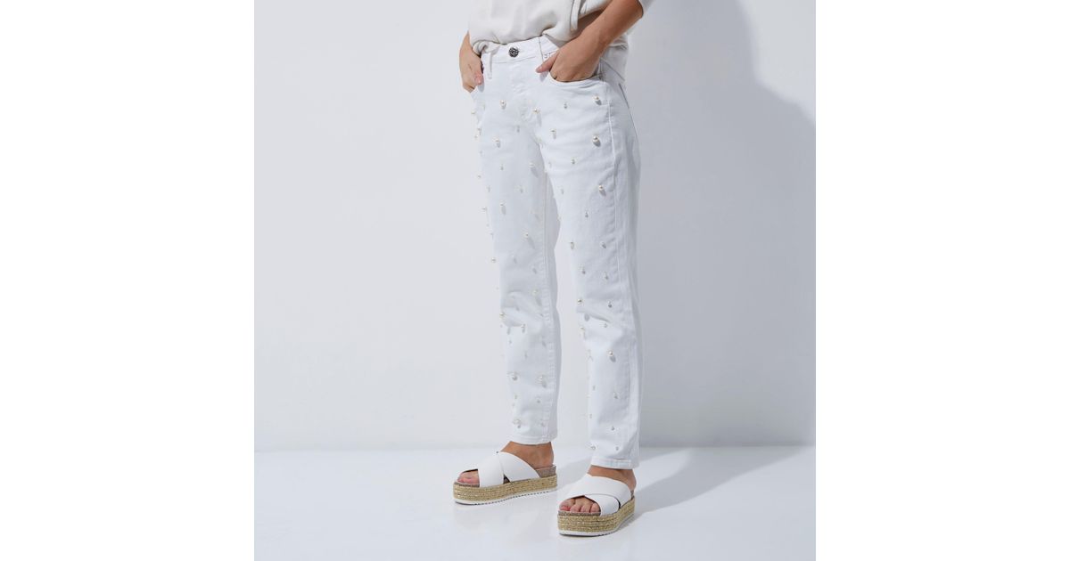river island pearl jeans