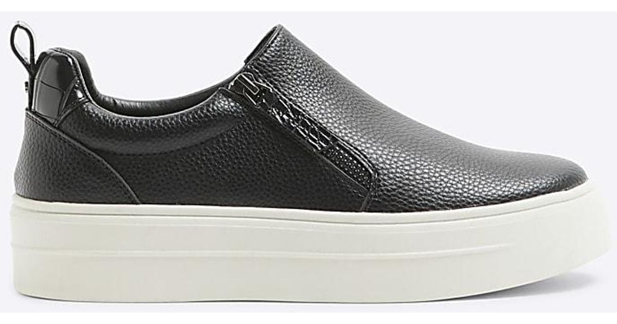 River island platform trainers sale