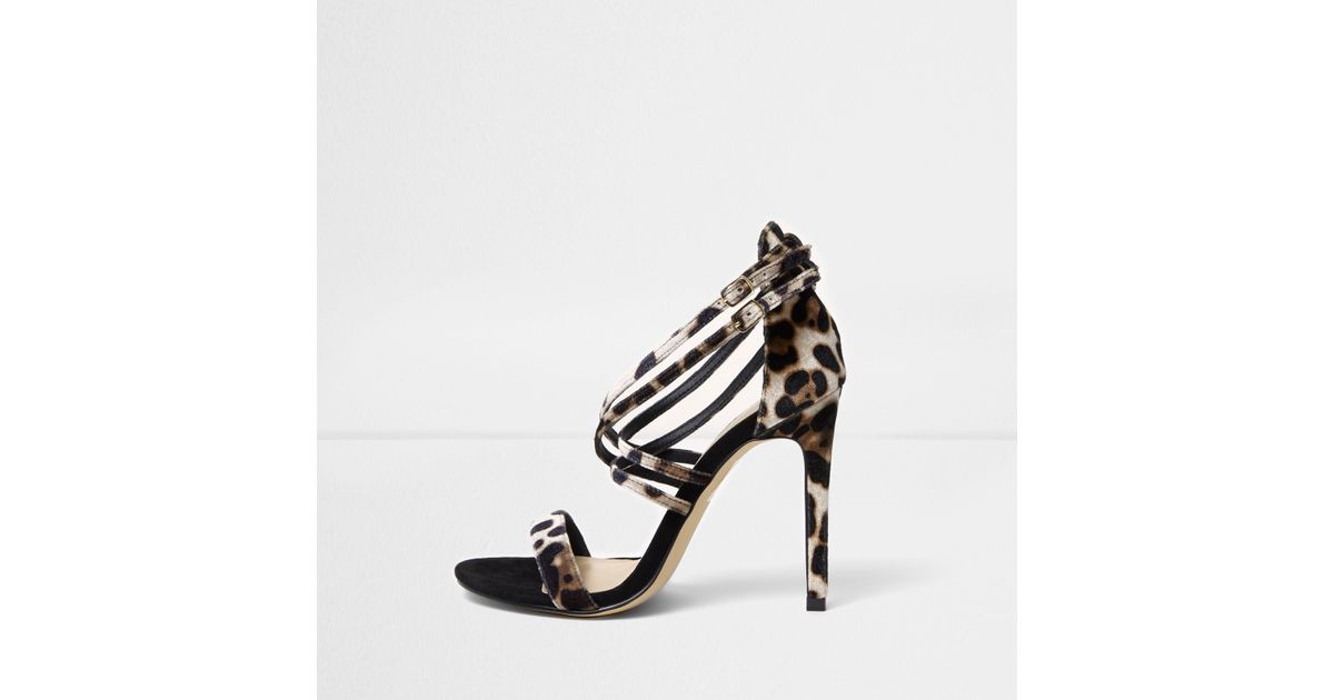 wide fit caged sandals