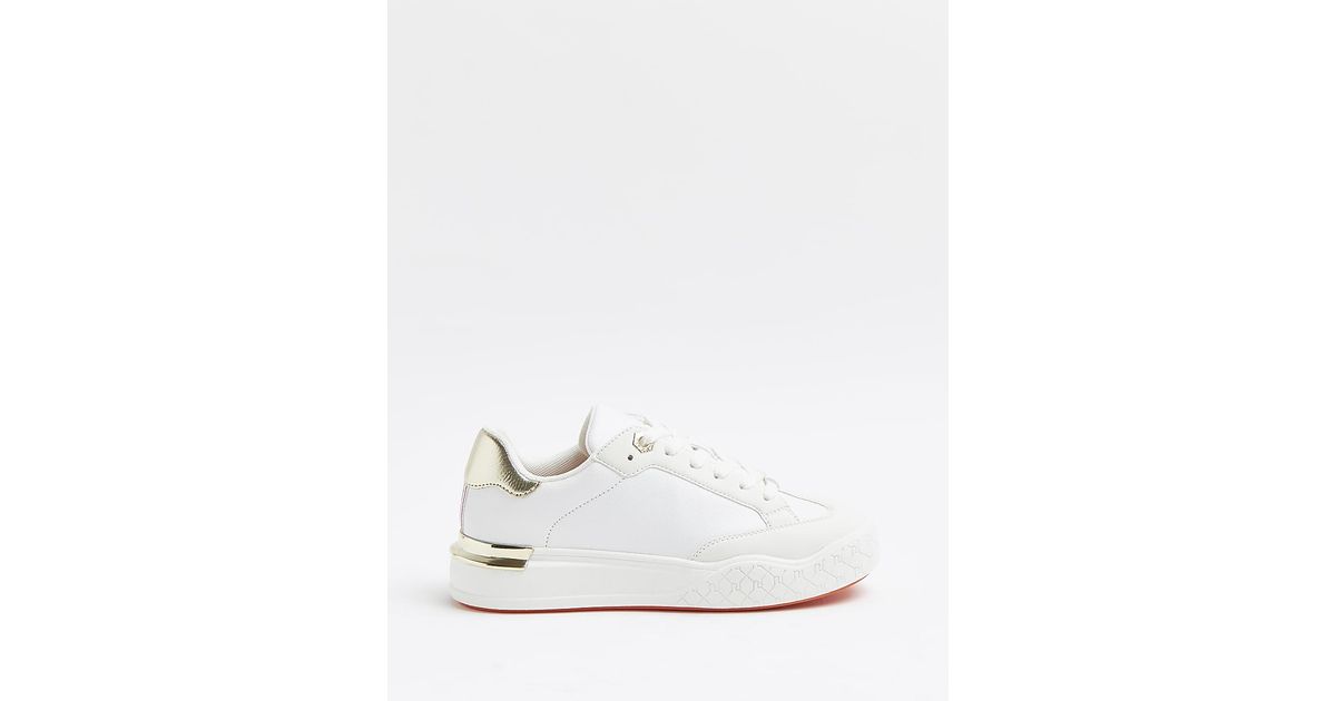 river island flatform trainers