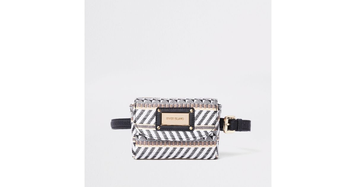 white bum bag river island