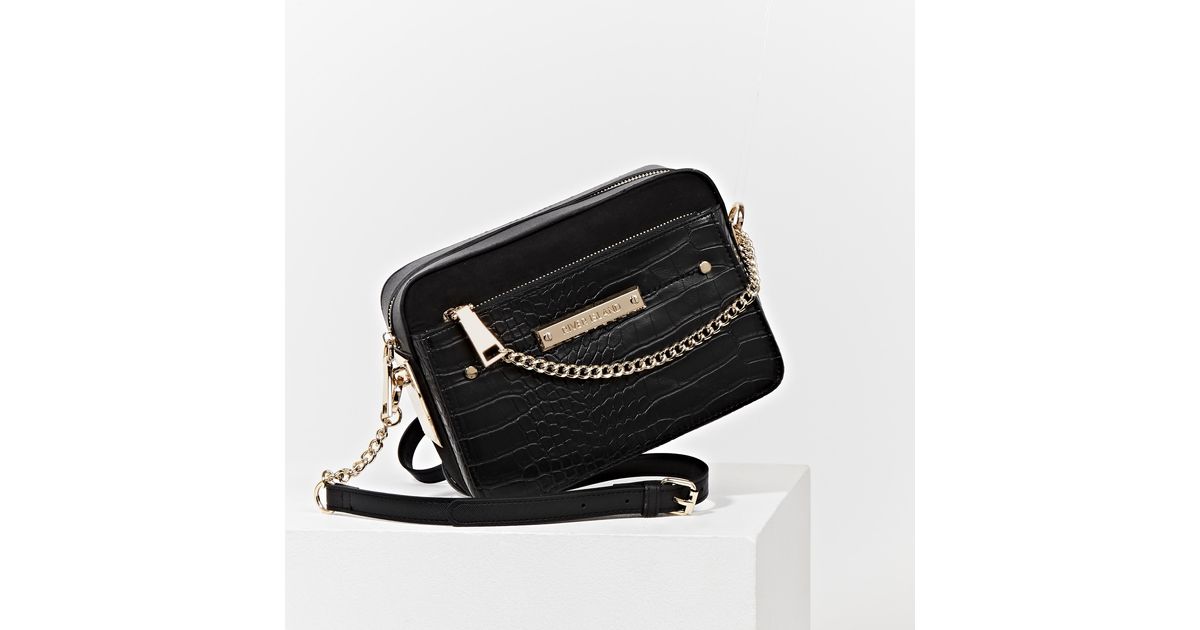 River island cross body bag black new arrivals