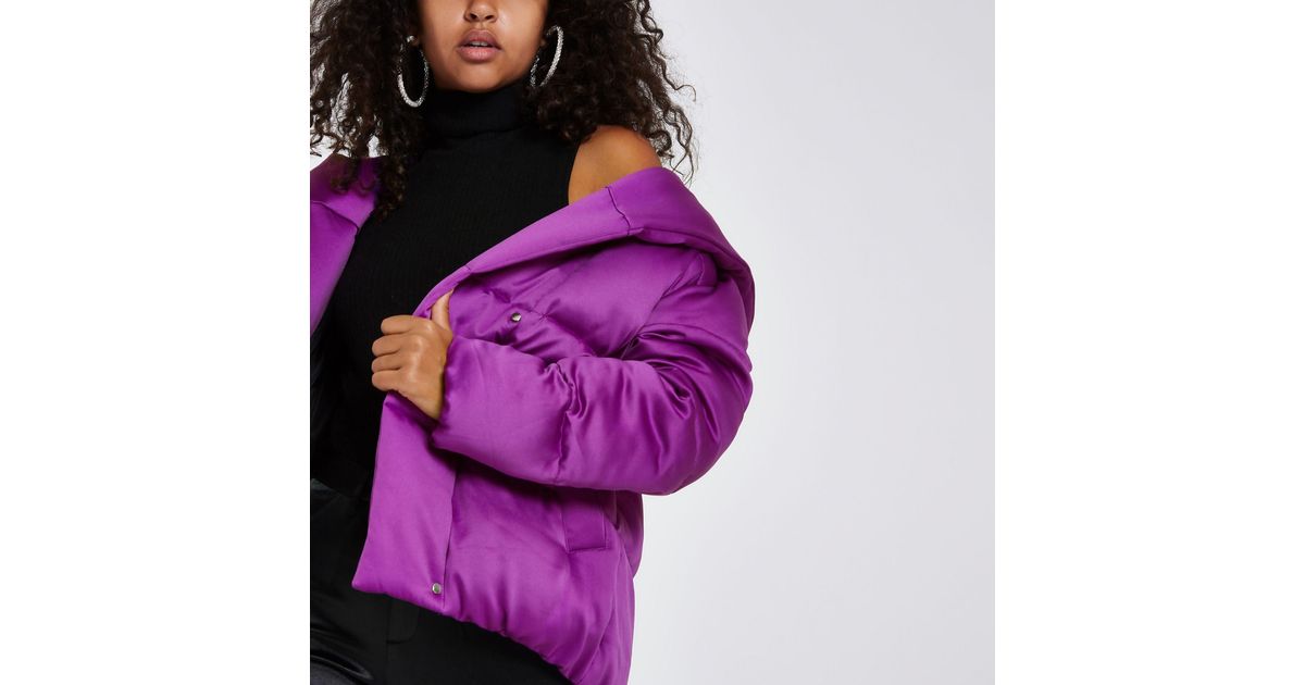 bright purple coat