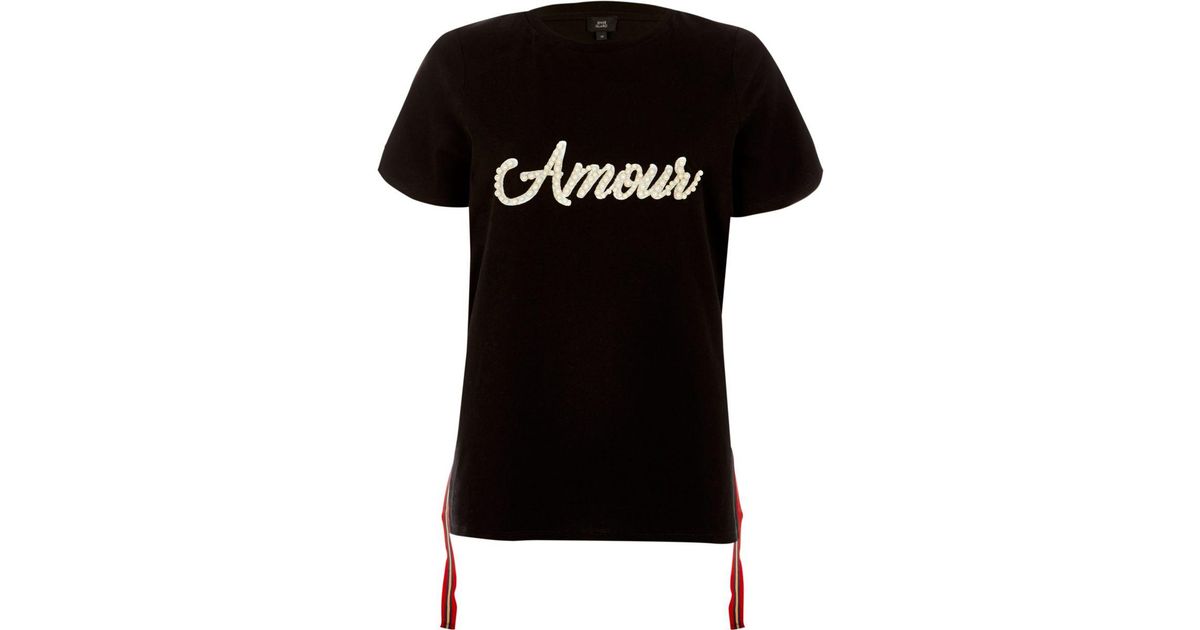 New Look Tops And Shirts For Women New Look Faux Pearl Tape Amour Slogan T Shirt Lyrainfo Com New Look Tops And Shirts For Women New Look Faux Pearl Tape Amour Slogan T Shirt Lyrainfo Com