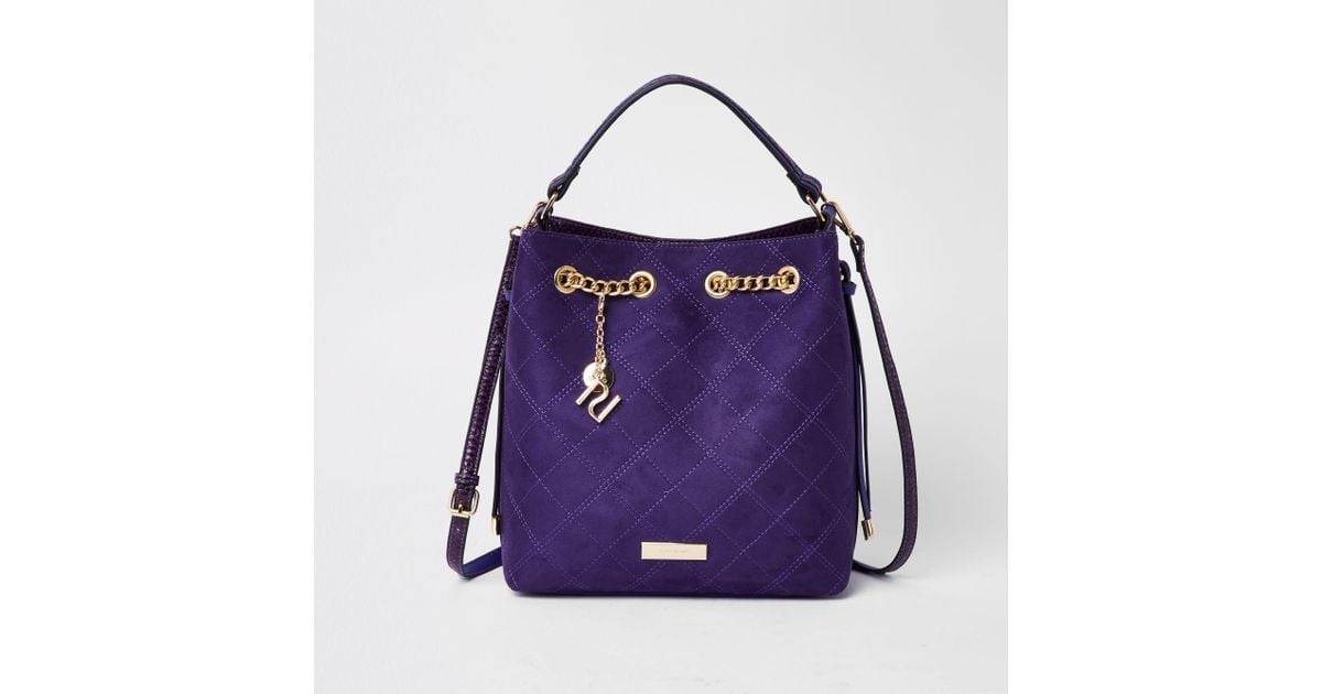 river island quilted bag