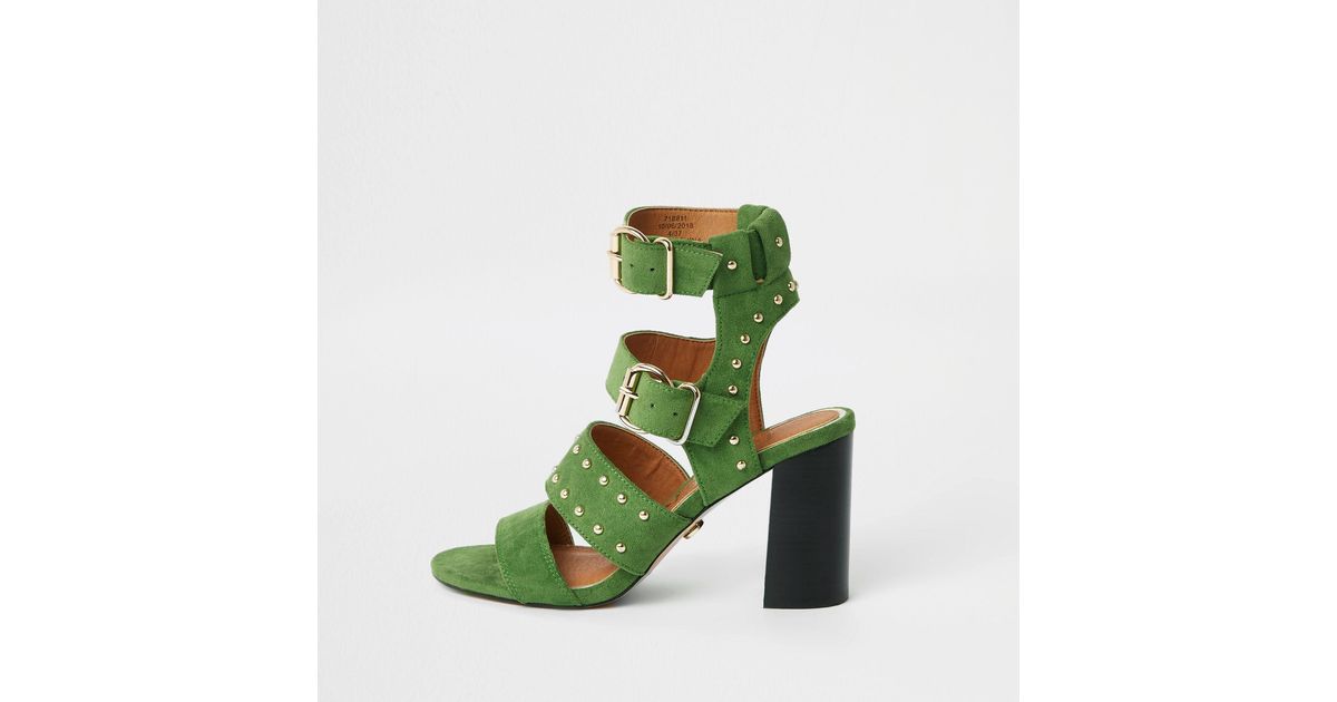 wide fit studded heels