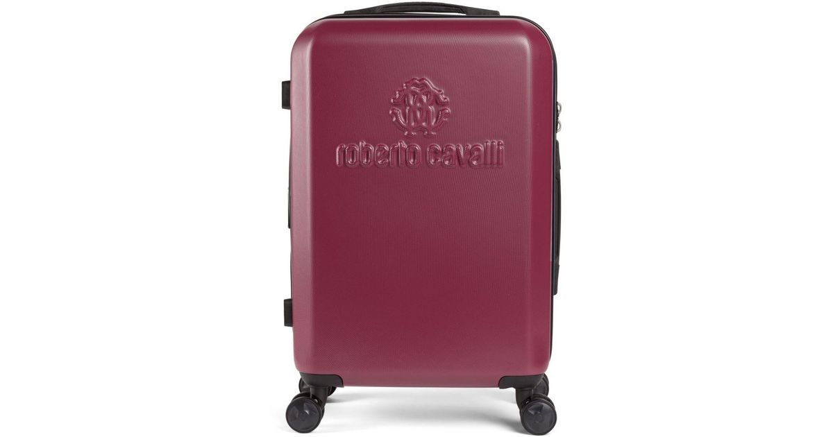 Roberto Cavalli Rc Monogram Suitcase in Purple | Lyst