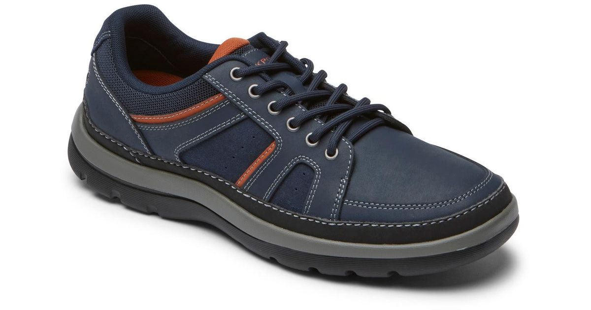 Rockport Get Your Kicks Mudguard Blucher Shoes in Blue for Men Lyst