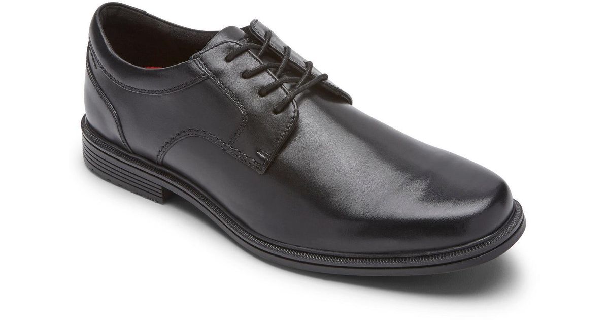 Rockport Robinsyn Waterproof Plain Toe Oxford Shoes in Black for Men | Lyst