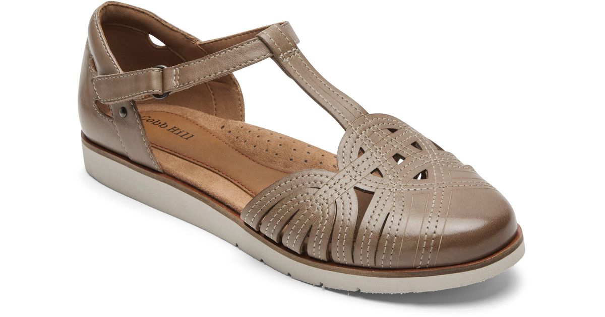 Rockport Cobb Hill Ch Laci Fisherman in Khaki (Green) | Lyst