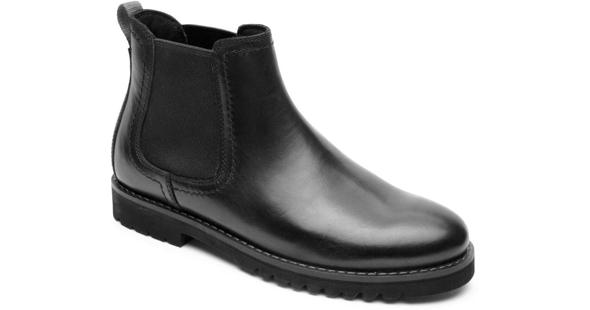 Rockport Mitchell Chelsea Boots in Black for Men Lyst