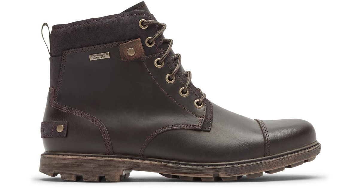 rockport cap toe boot