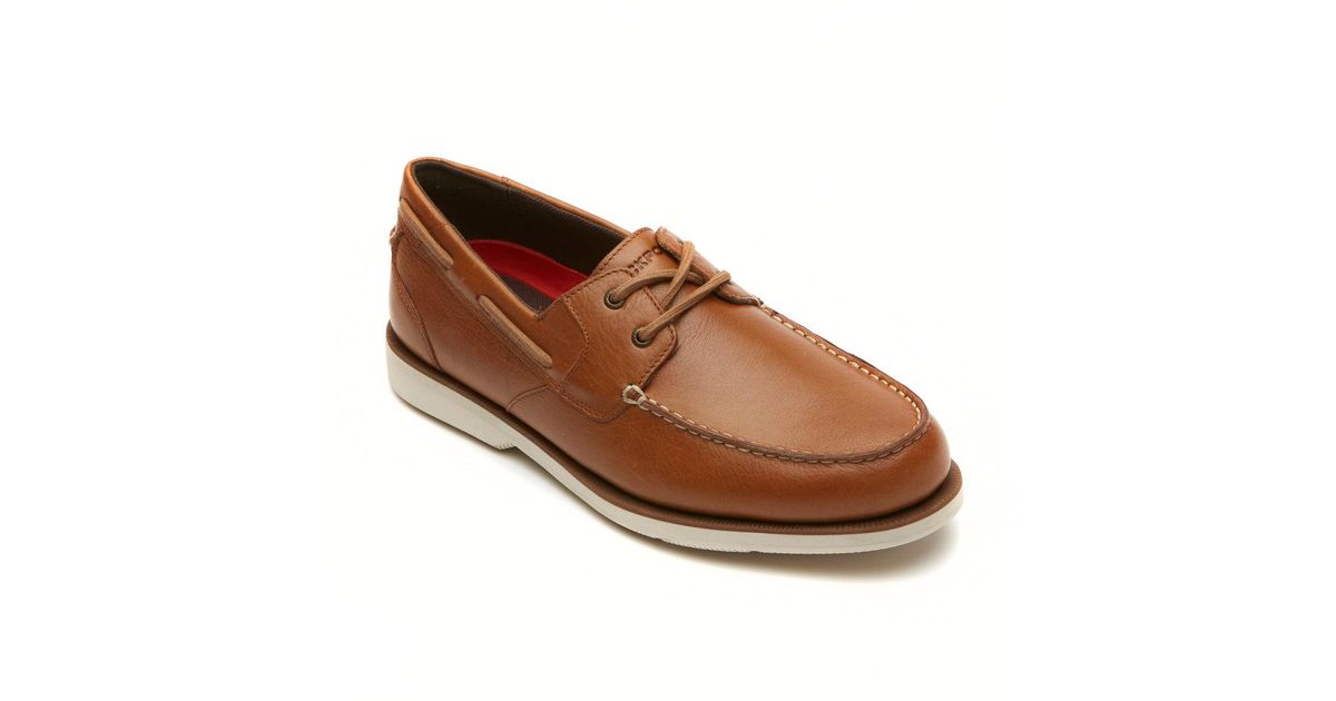 Rockport Southport Tie Loafer Shoes in Brown for Men | Lyst