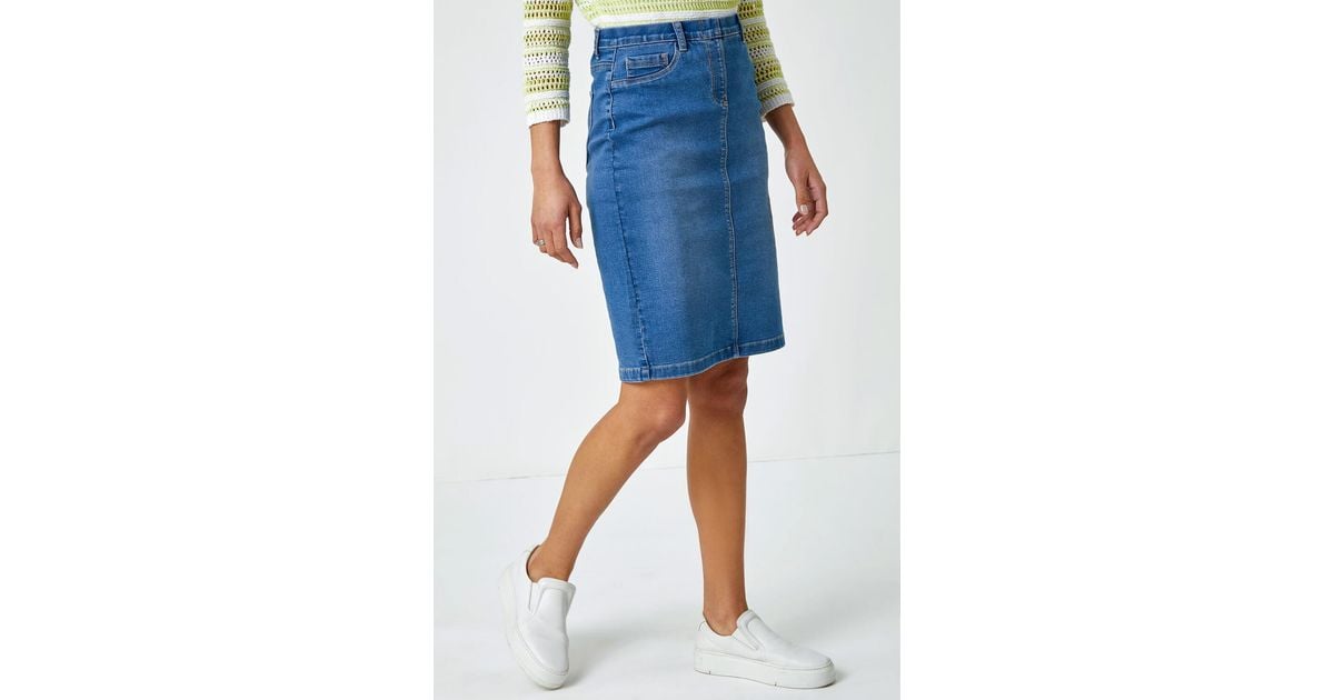 Roman originals denim skirt sales