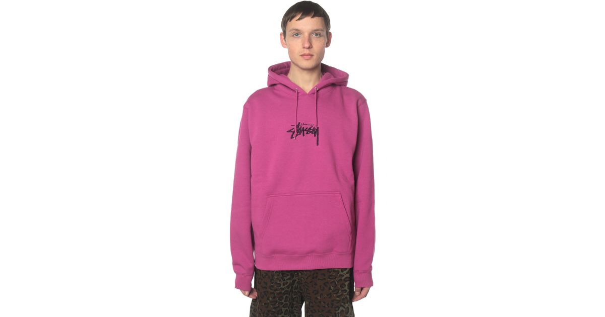 stussy logo hoodie sweatshirt