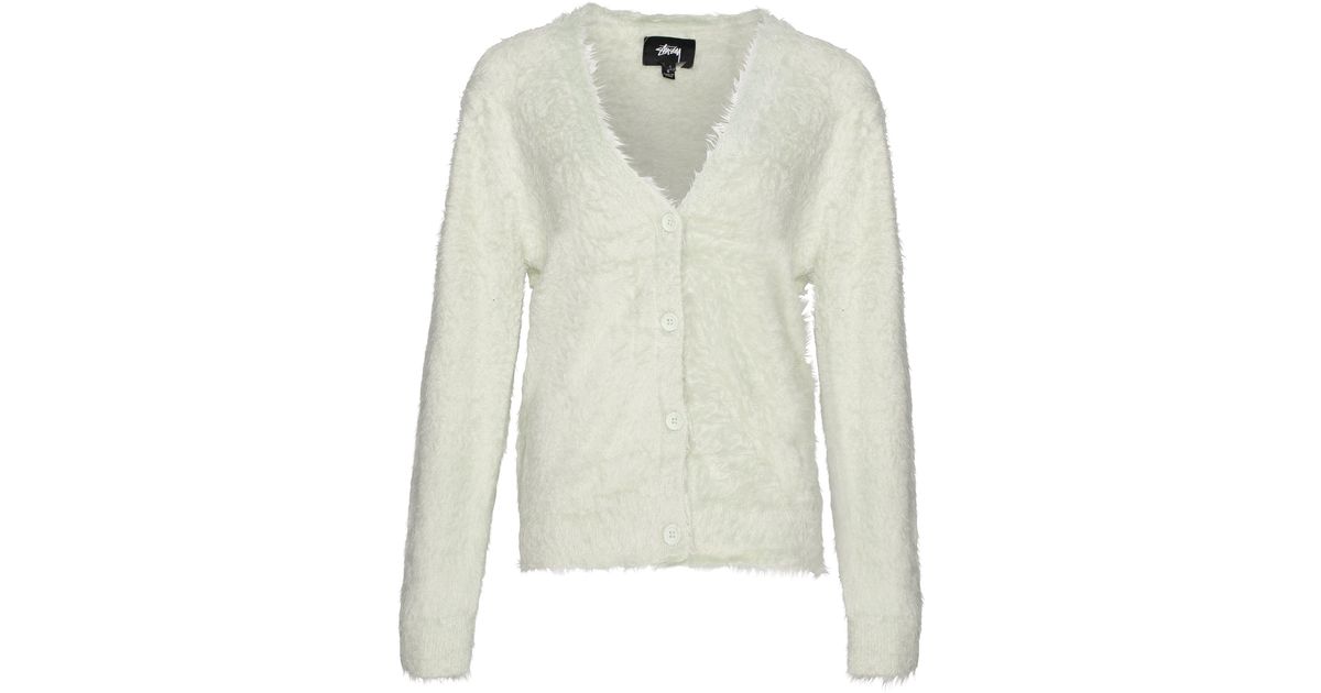stussy menlo scruffy cardigan