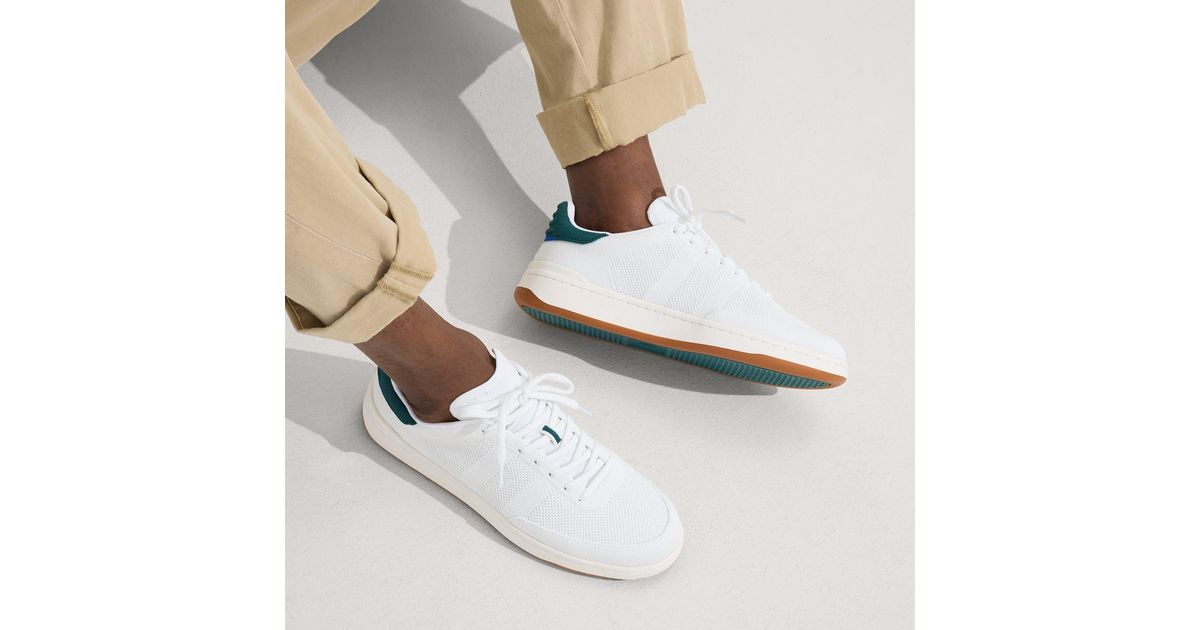 White Rothys Rothy's Court Sneaker in White for Men | Lyst