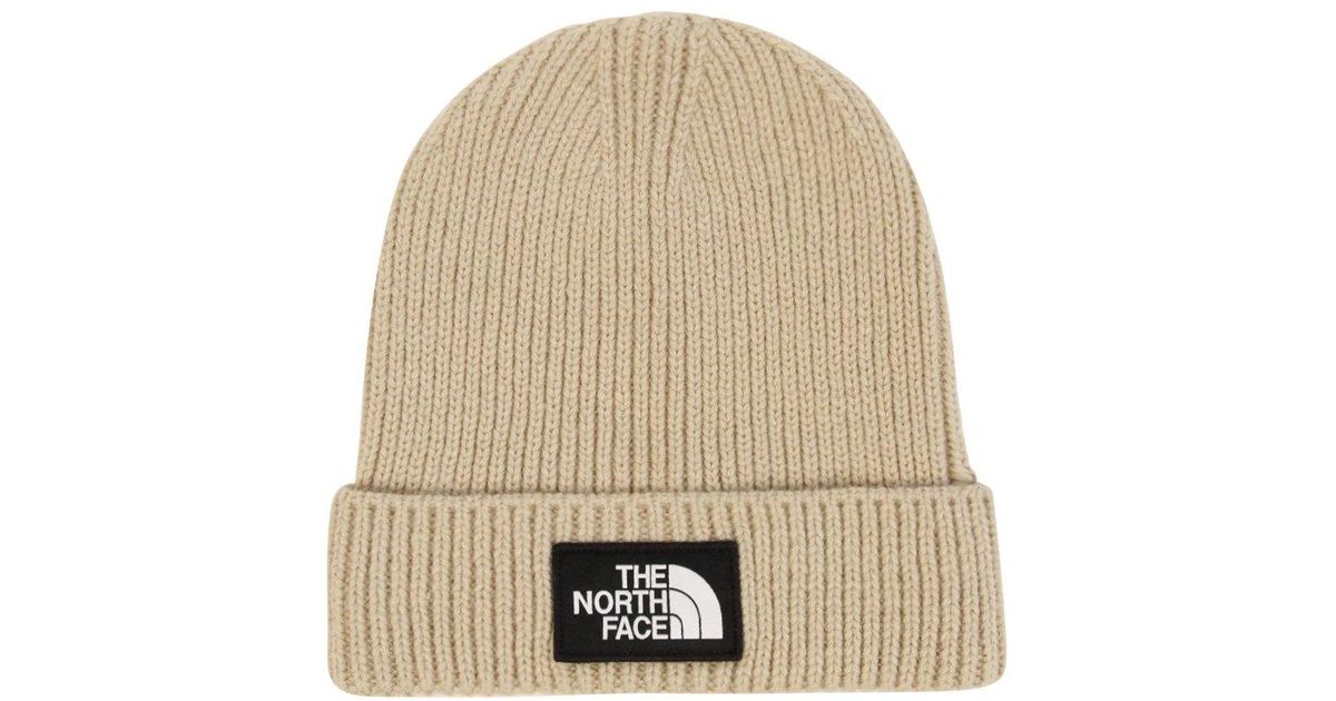 north face cap beige