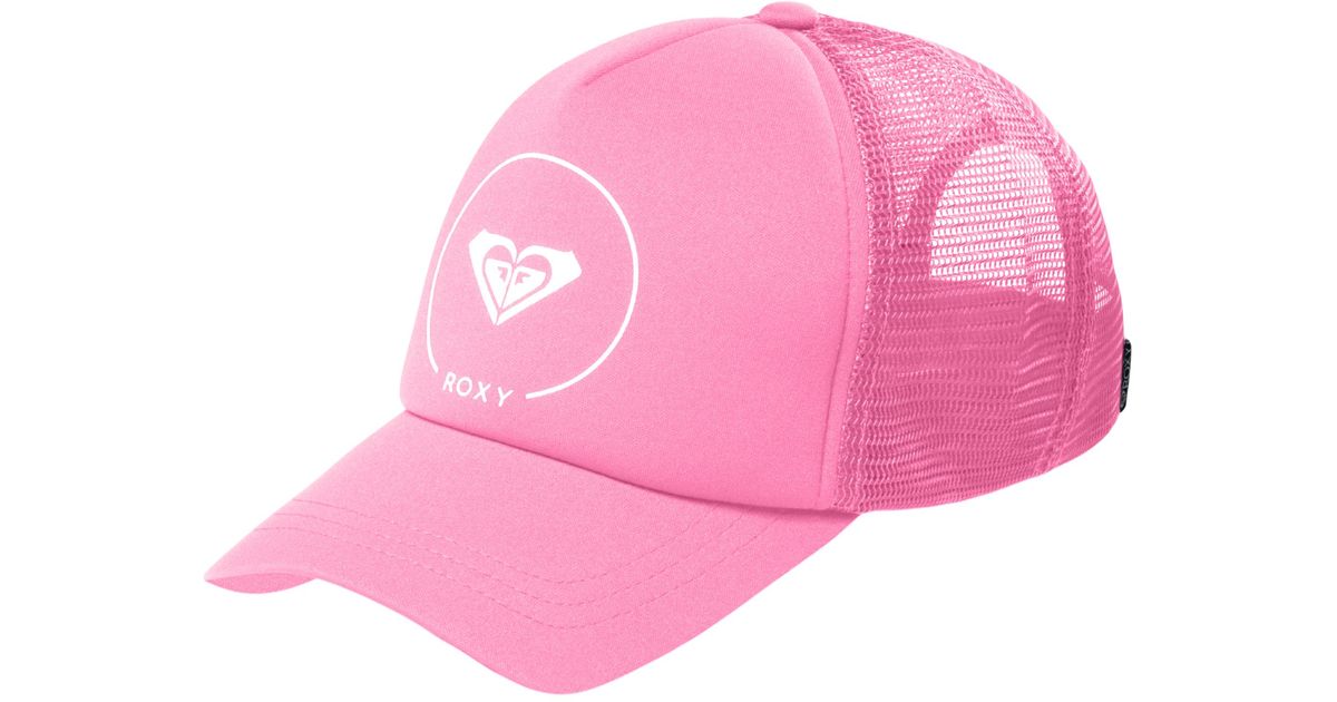 Wec Roxy Pink Roxy Girls Truckin Trucker in Pink | Lyst