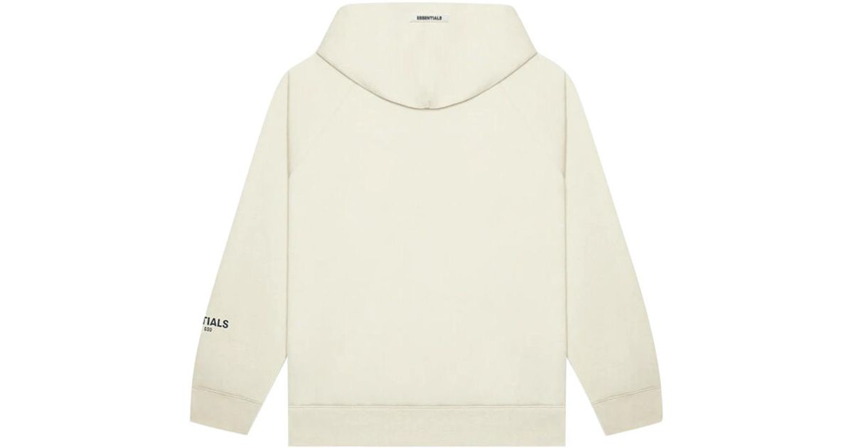 Fear Of God Essentials Hoodie in Buttercream (White) | Lyst UK