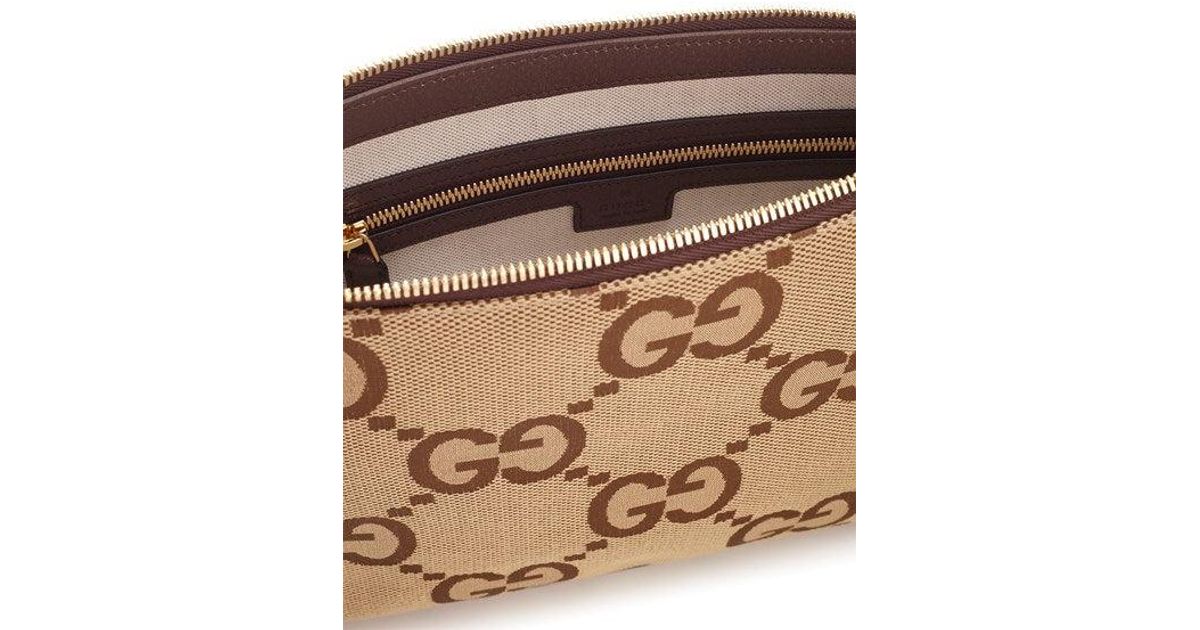 Gucci Canvas Jumbo "gg" Crossbody Bag in Brown for Men Lyst UK