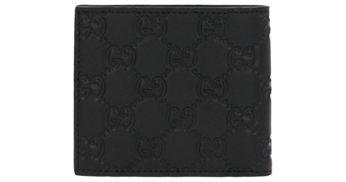 Gucci ' Signature' Wallet in Black for Men Lyst