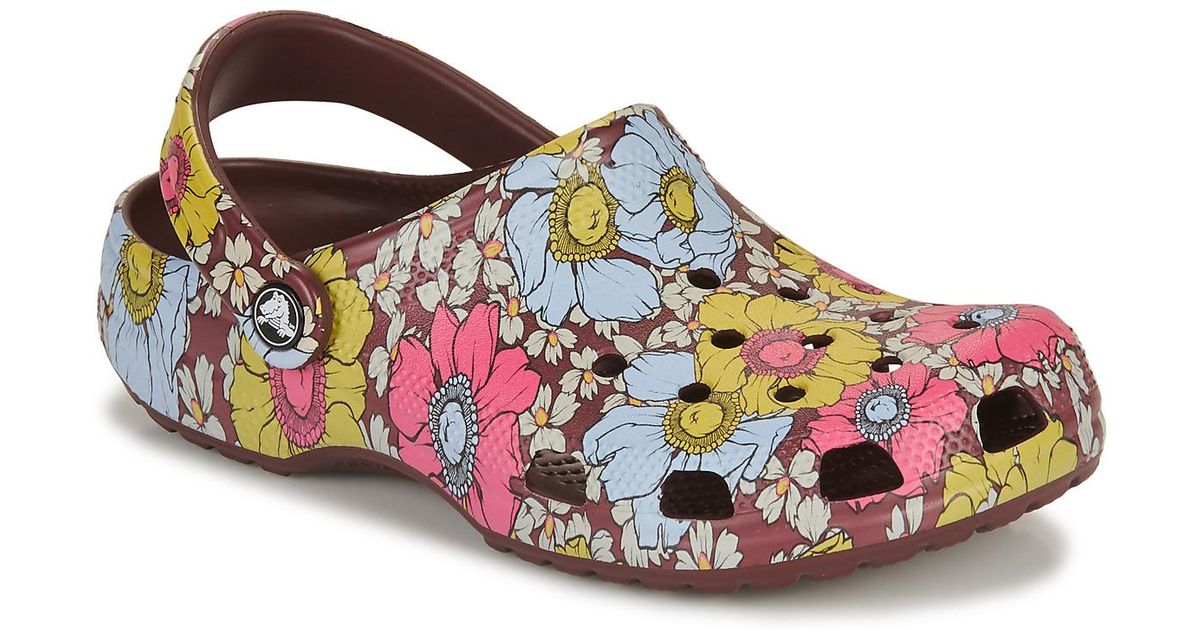 Crocs™ Clogs (shoes) Classic Retro Floral Clog in Blue Lyst UK