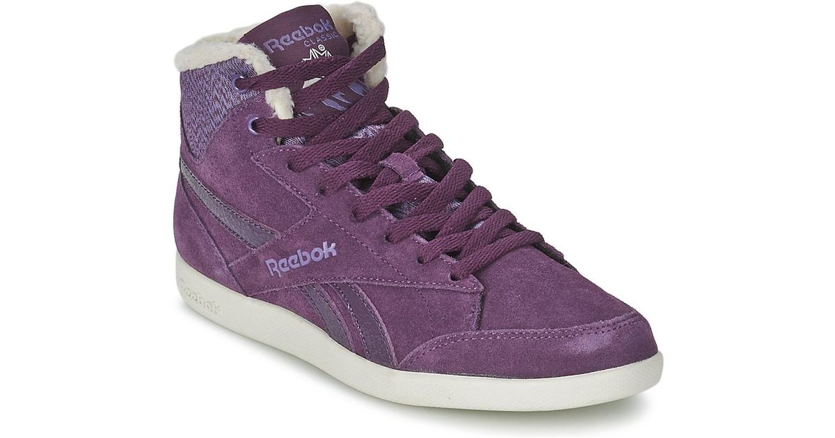 reebok lavender shoes