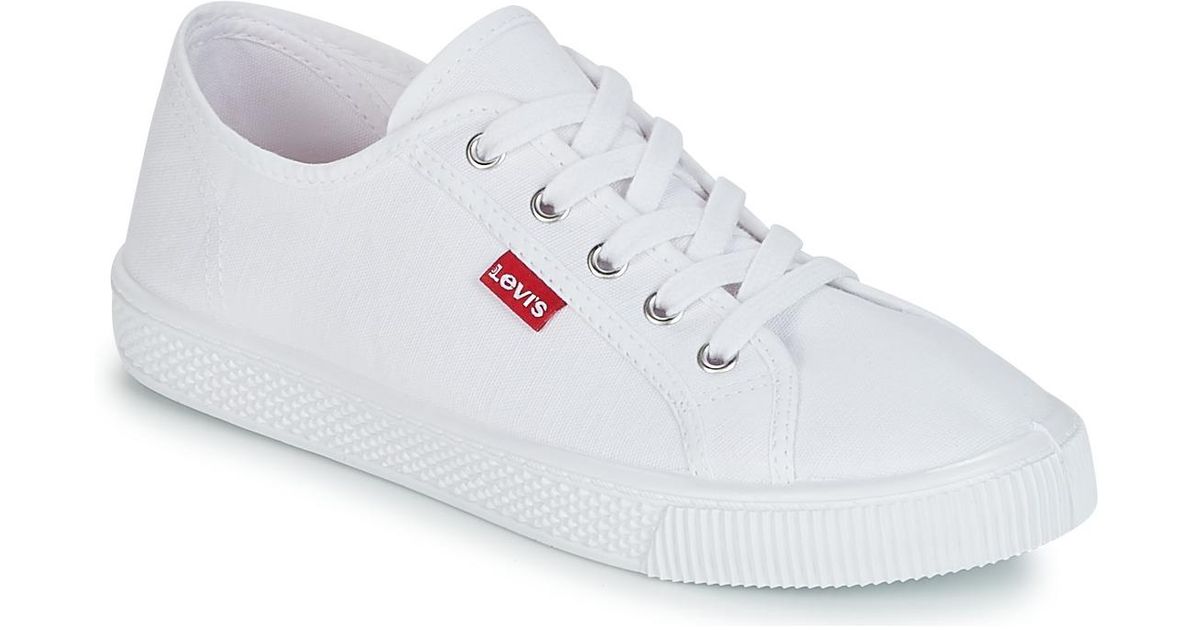 Levi s Levis Malibu Beach S Shoes trainers in White Lyst UK