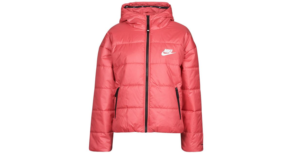 Nike W Nsw Tf Rpl Classic Hd Jkt Jacket in Pink - Lyst