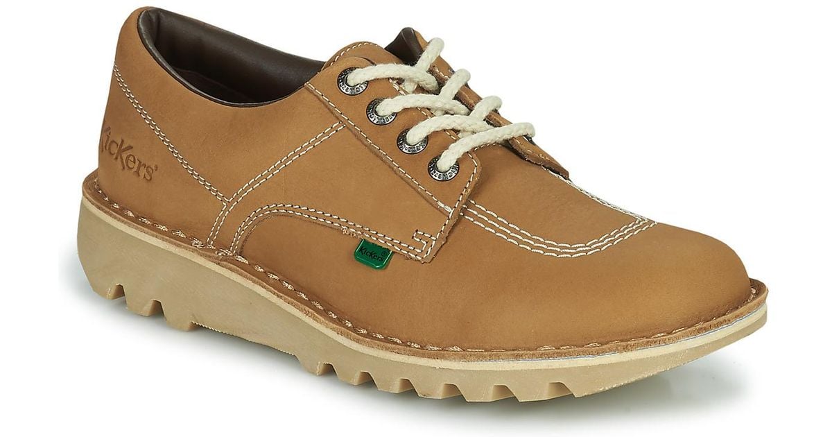 Kickers Kick Lo Lthr Au Tan Shoes (hightop Trainers) in Brown Lyst UK
