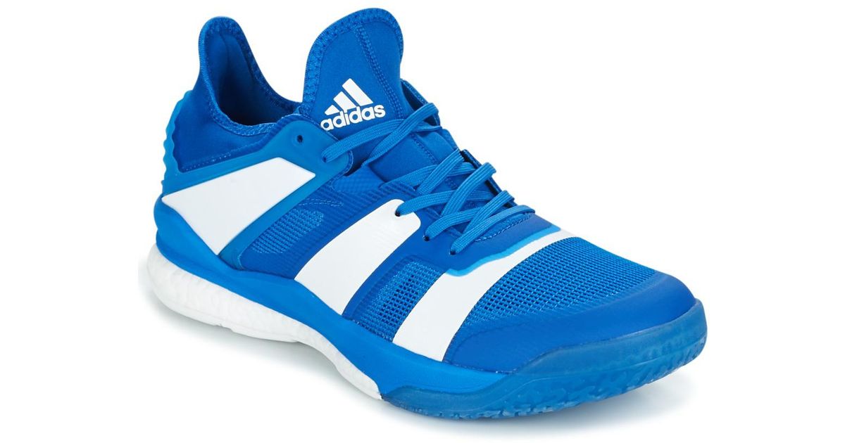 adidas stabil x blue men's indoor shoes