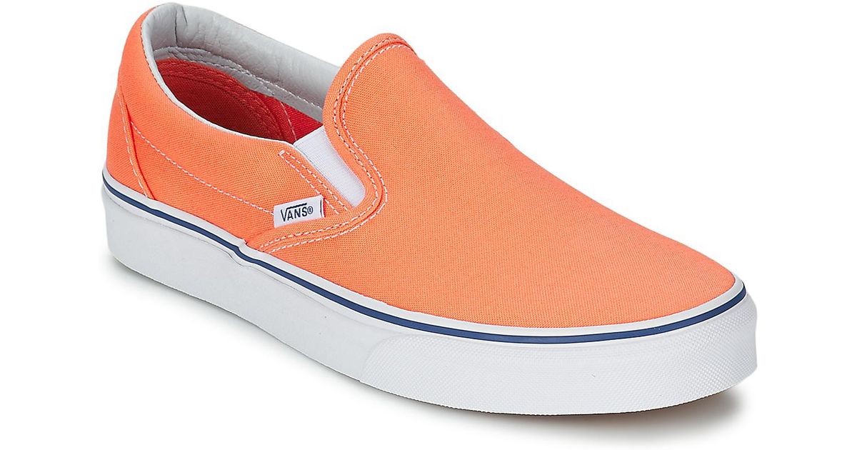 vans slip on orange vans slip on orange