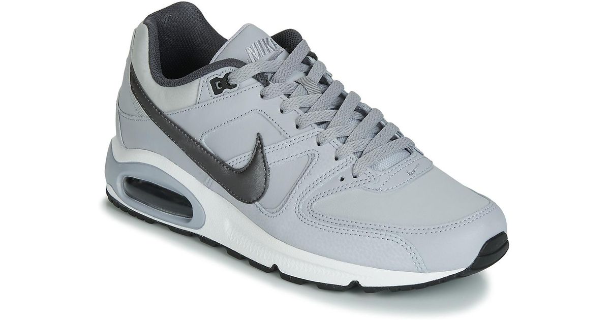 nike air max command leather blue silver
