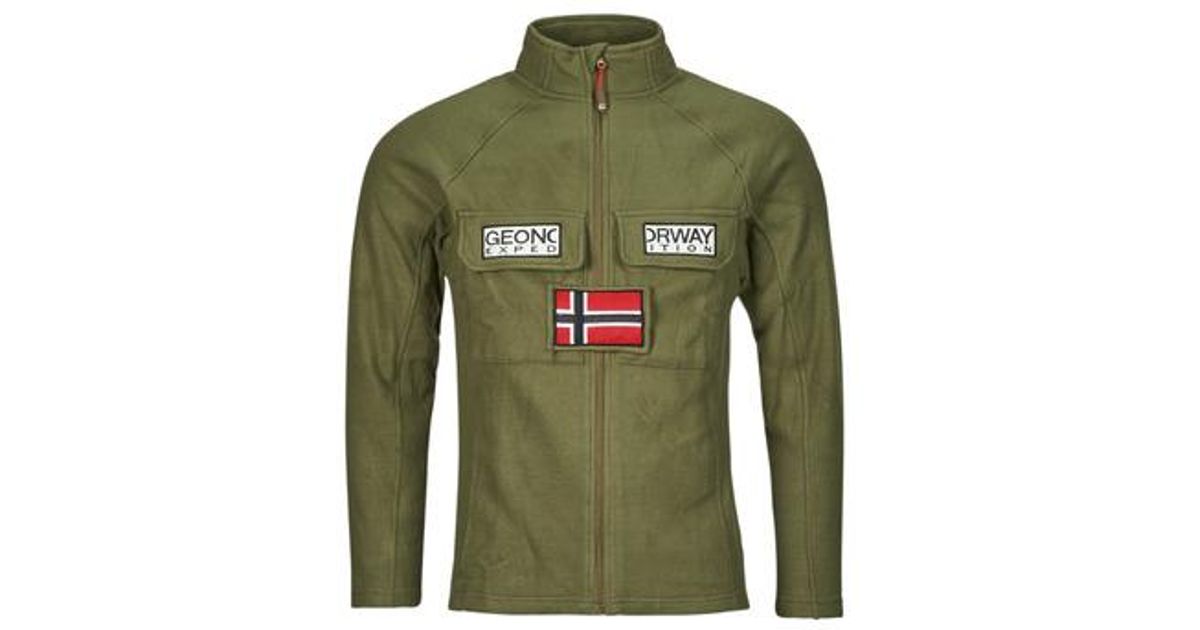 GEOGRAPHICAL NORWAY Fleece Jacket Tantouna in Green for Men Lyst UK