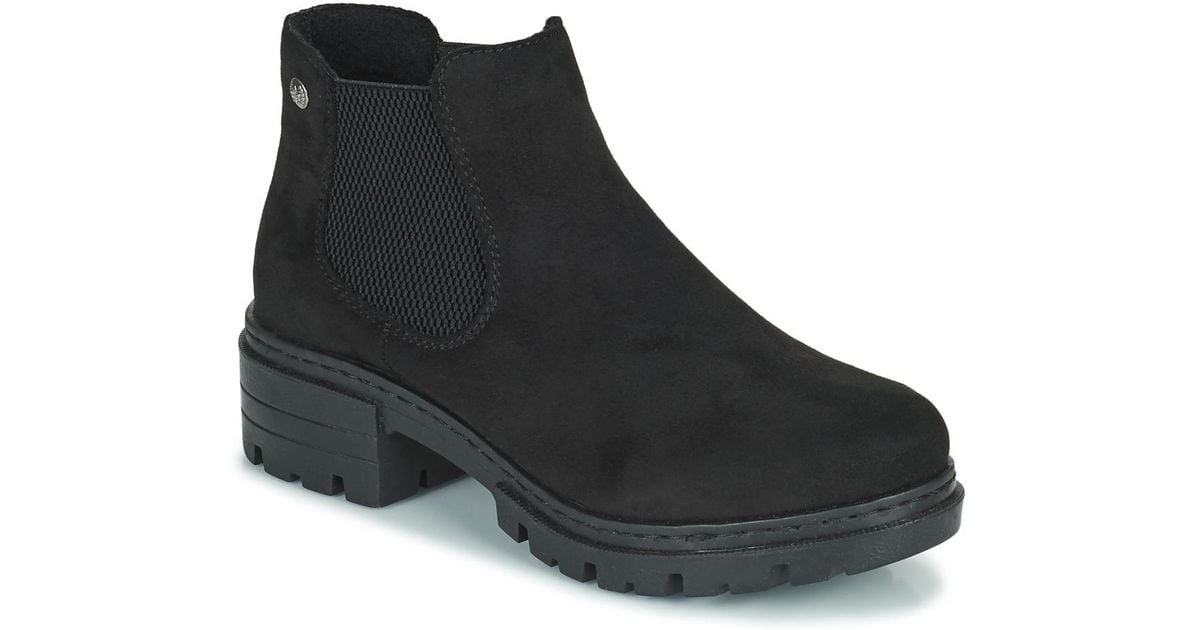 Rieker 76884-00 Low Ankle Boots in Black | Lyst UK