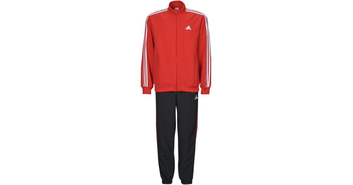 adidas Tracksuits M 3s Wv Tt Ts in Red for Men Lyst UK