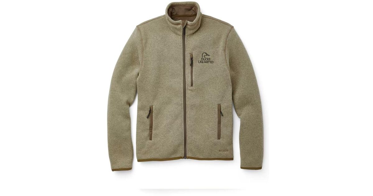Filson Ducks Unlimited Ridgeway Fleece Jacket in Green for Men Lyst