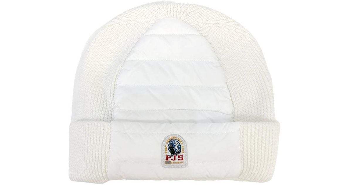 Parajumpers Puffer Hat Off White | Lyst